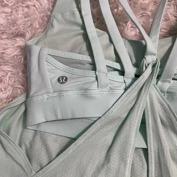 Lululemon Sea Mist Nouveau Limits Tank Top Size 4 - Picture 6 of 8